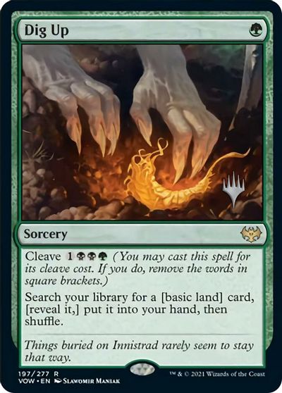Dig Up (Promo Pack) [Innistrad: Crimson Vow Promos] | Gamers Paradise