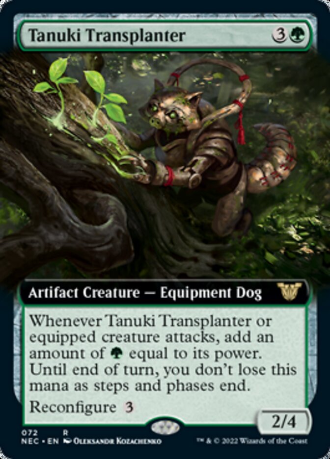 Tanuki Transplanter (Extended Art) [Kamigawa: Neon Dynasty Commander] | Gamers Paradise