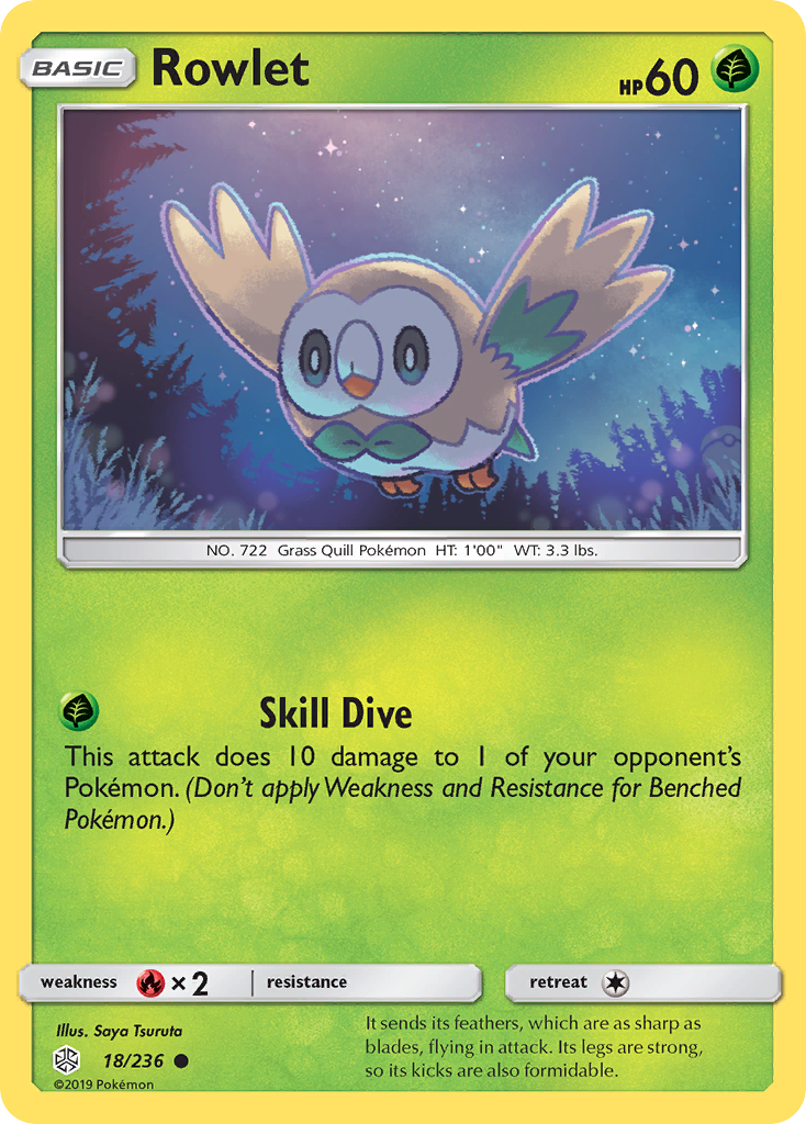 Rowlet (18/236) [Sun & Moon: Cosmic Eclipse] | Gamers Paradise