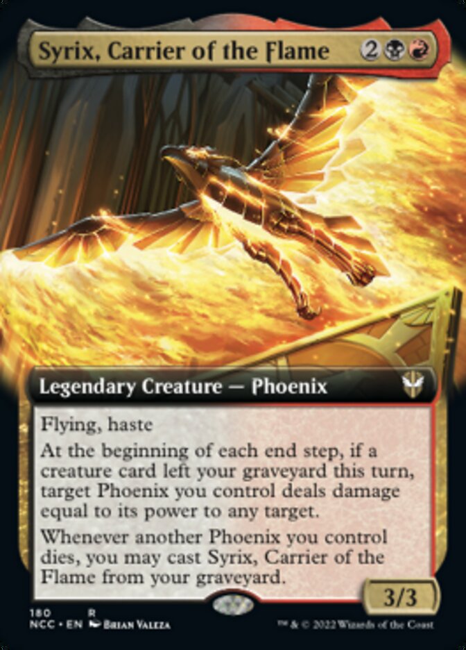 Syrix, Carrier of the Flame (Extended Art) [Streets of New Capenna Commander] | Gamers Paradise