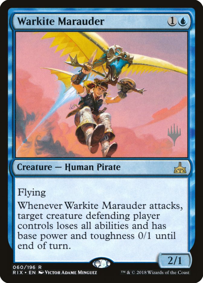 Warkite Marauder (Promo Pack) [Rivals of Ixalan Promos] | Gamers Paradise