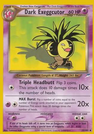 Dark Exeggutor (33/105) [Neo Destiny Unlimited] | Gamers Paradise