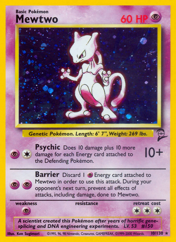 Mewtwo (10/130) [Base Set 2] | Gamers Paradise