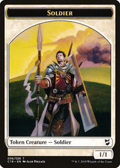 Mask // Soldier Double-Sided Token [Commander 2018 Tokens] | Gamers Paradise
