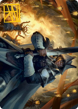 Ritual Guardian Art Card (Gold-Stamped Signature) [Innistrad: Midnight Hunt Art Series] | Gamers Paradise