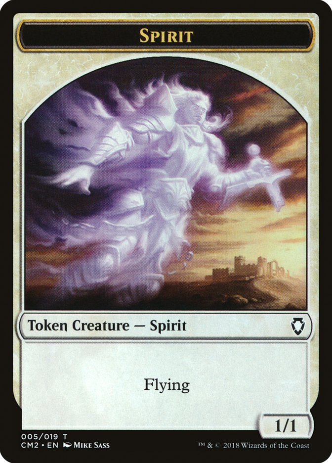 Spirit Token [Commander Anthology Volume II Tokens] | Gamers Paradise