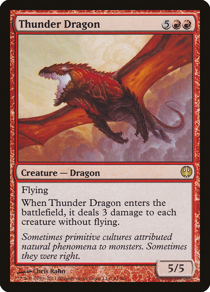Thunder Dragon [Duel Decks: Knights vs. Dragons] | Gamers Paradise