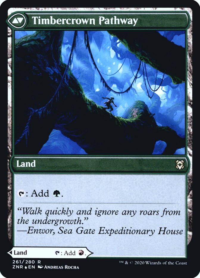 Cragcrown Pathway // Timbercrown Pathway [Zendikar Rising Prerelease Promos] | Gamers Paradise