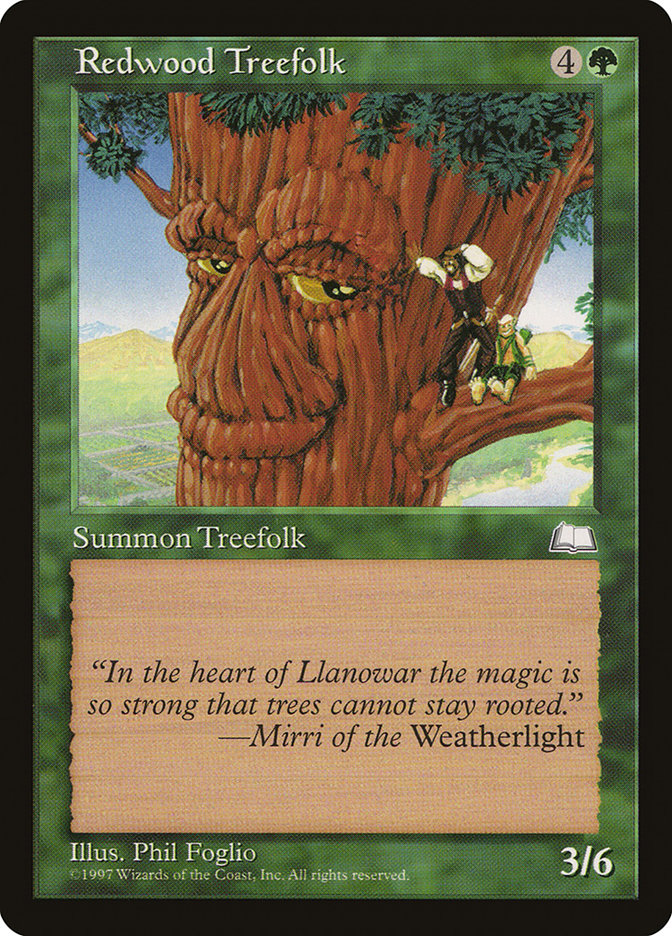 Redwood Treefolk [Weatherlight] | Gamers Paradise