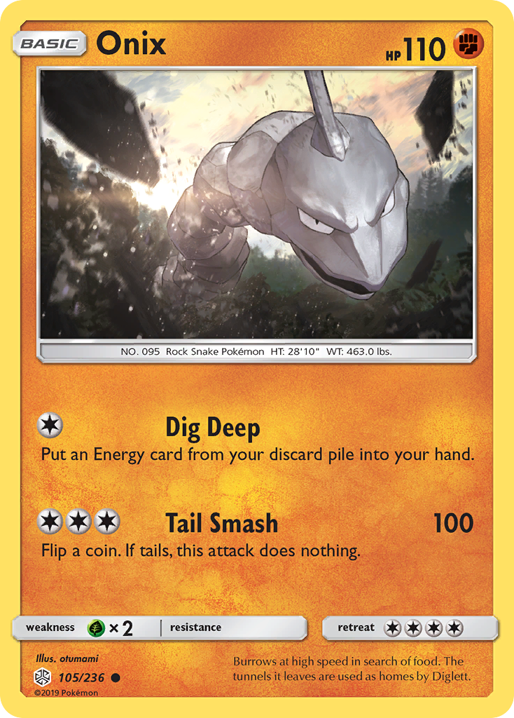 Onix (105/236) [Sun & Moon: Cosmic Eclipse] | Gamers Paradise