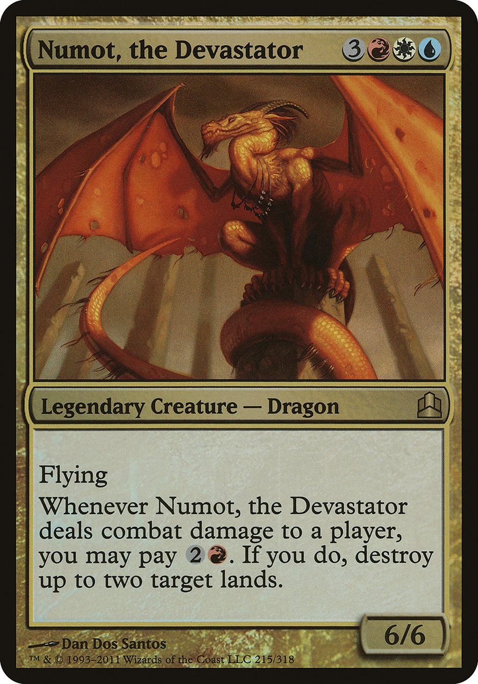 Numot, the Devastator (Oversized) [Commander 2011 Oversized] | Gamers Paradise