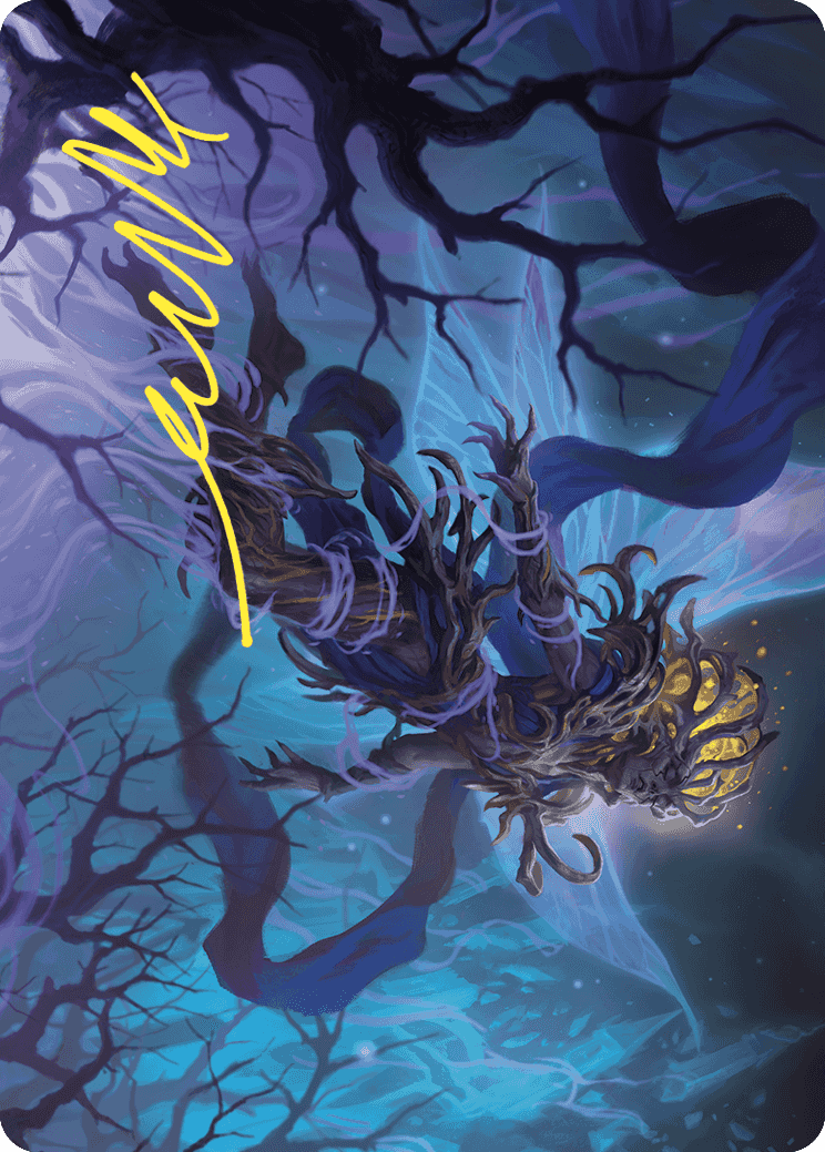 Sleep-Cursed Faerie Art Card (Gold-Stamped Signature) [Wilds of Eldraine Art Series] | Gamers Paradise