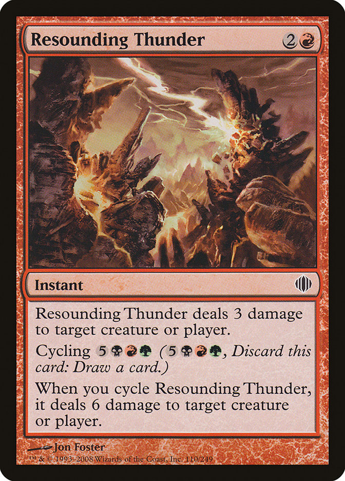 Resounding Thunder [Shards of Alara] | Gamers Paradise