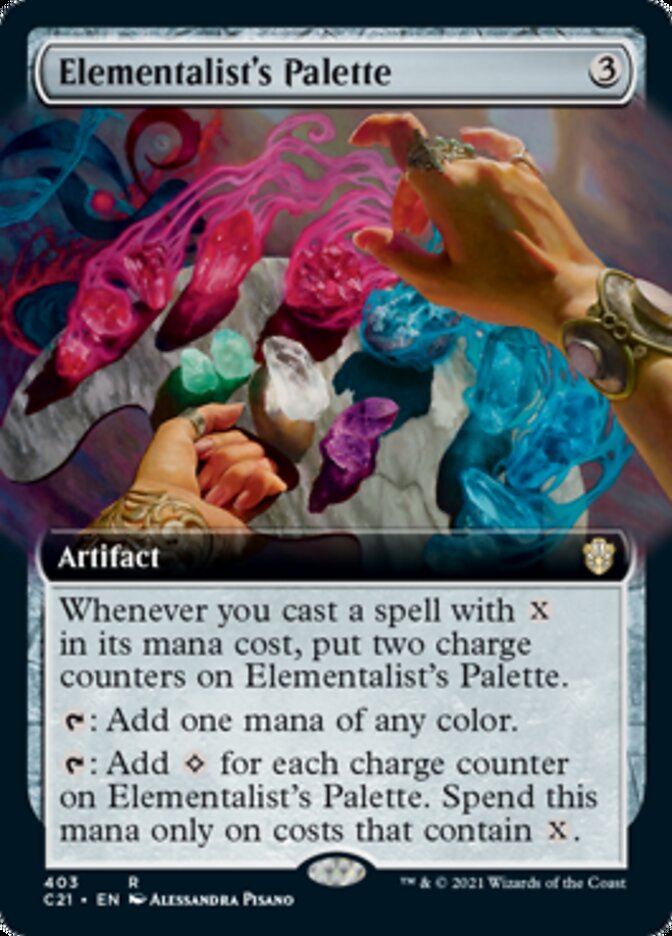 Elementalist's Palette (Extended Art) [Commander 2021] | Gamers Paradise