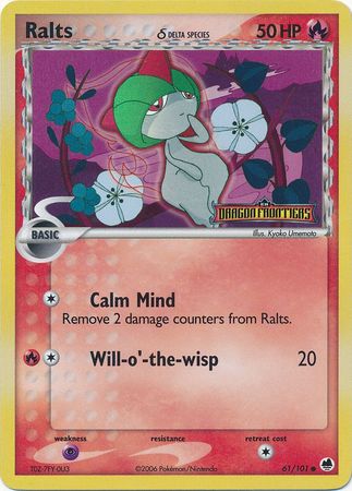 Ralts (61/101) (Delta Species) (Stamped) [EX: Dragon Frontiers] | Gamers Paradise