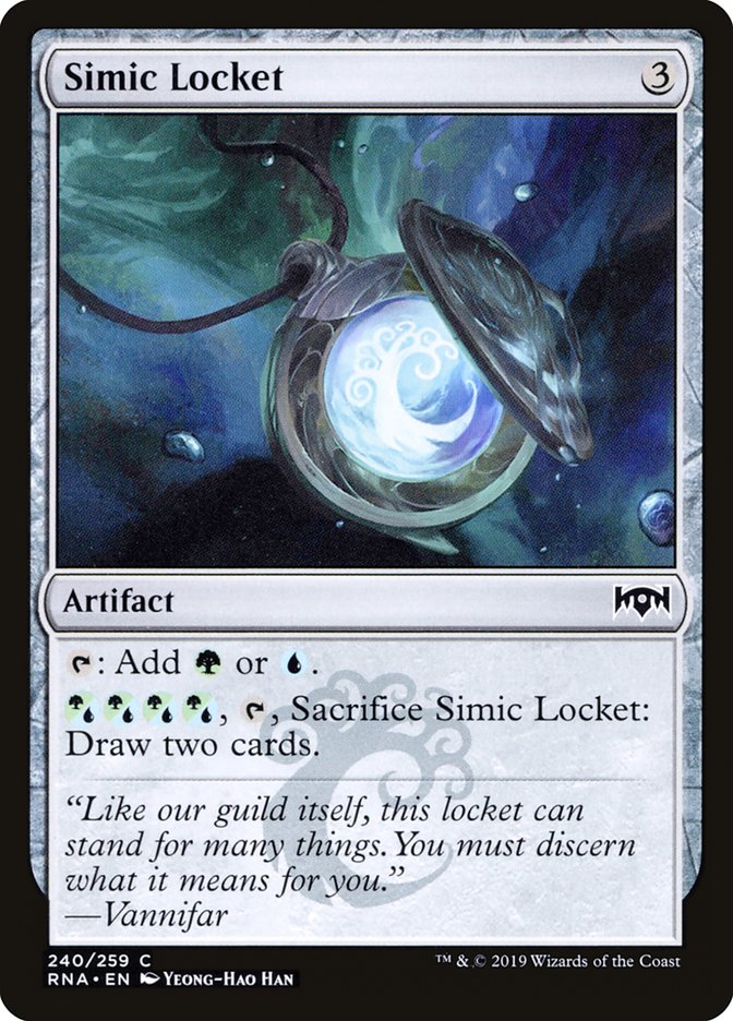 Simic Locket [Ravnica Allegiance] | Gamers Paradise