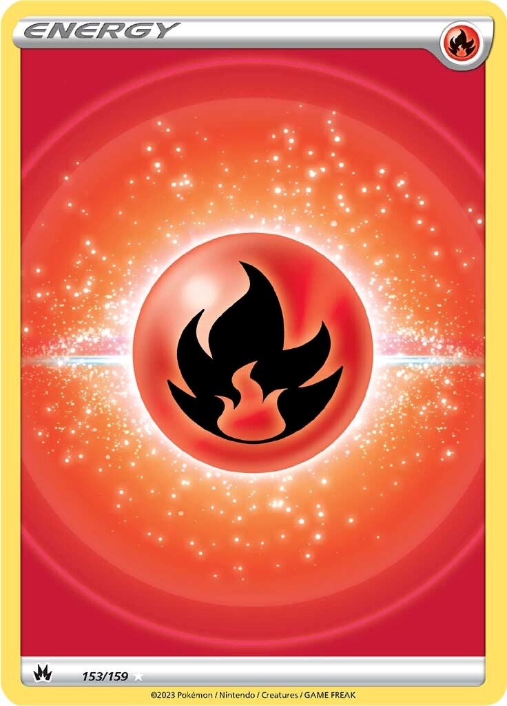 Fire Energy (153/159) (Texture Full Art) [Sword & Shield: Crown Zenith] | Gamers Paradise