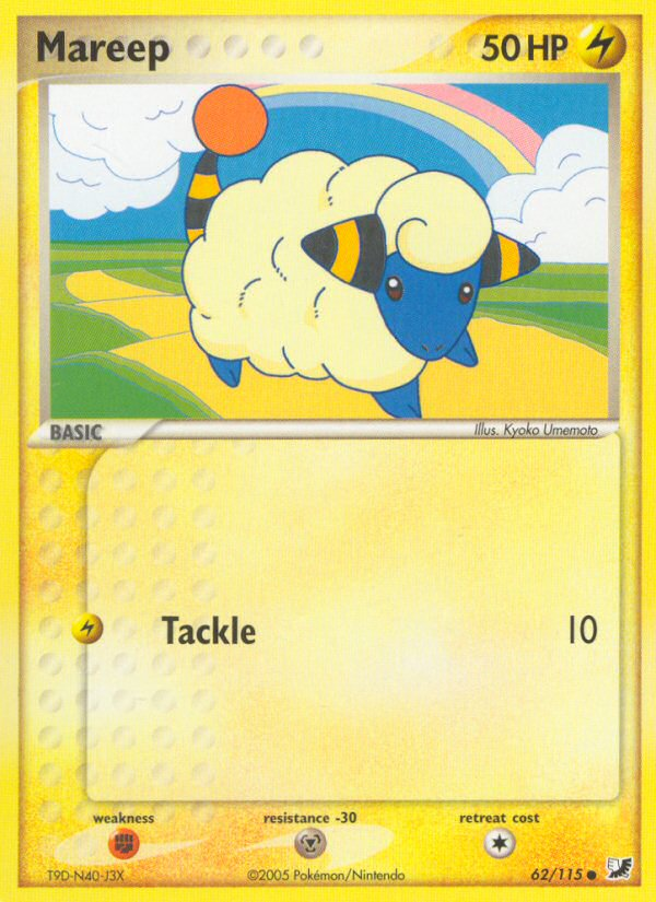 Mareep (62/115) [EX: Unseen Forces] | Gamers Paradise