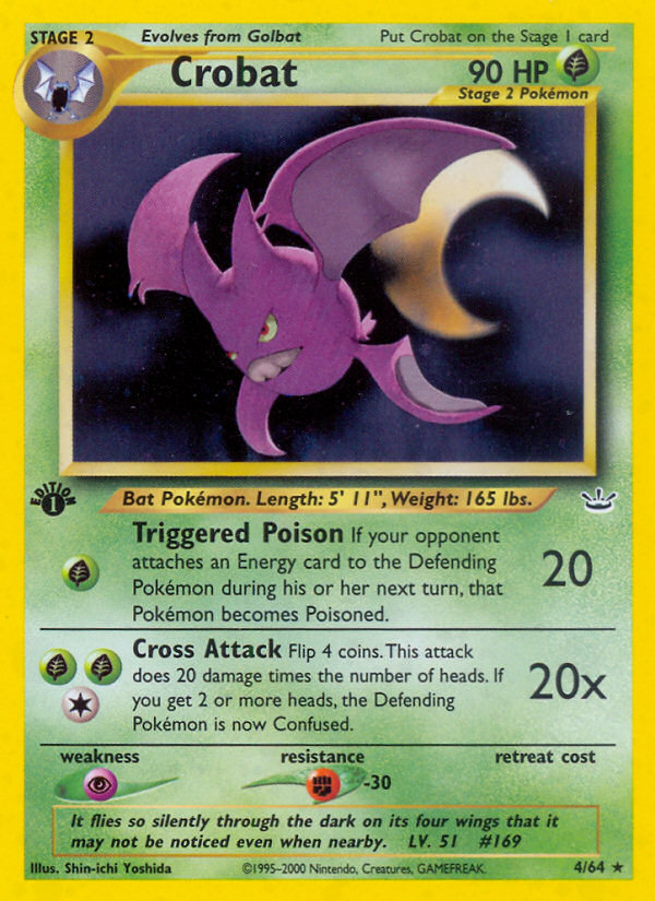 Crobat (4/64) [Neo Revelation 1st Edition] | Gamers Paradise