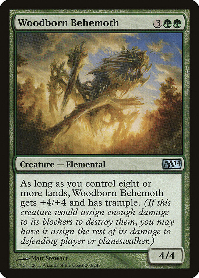 Woodborn Behemoth [Magic 2014] | Gamers Paradise