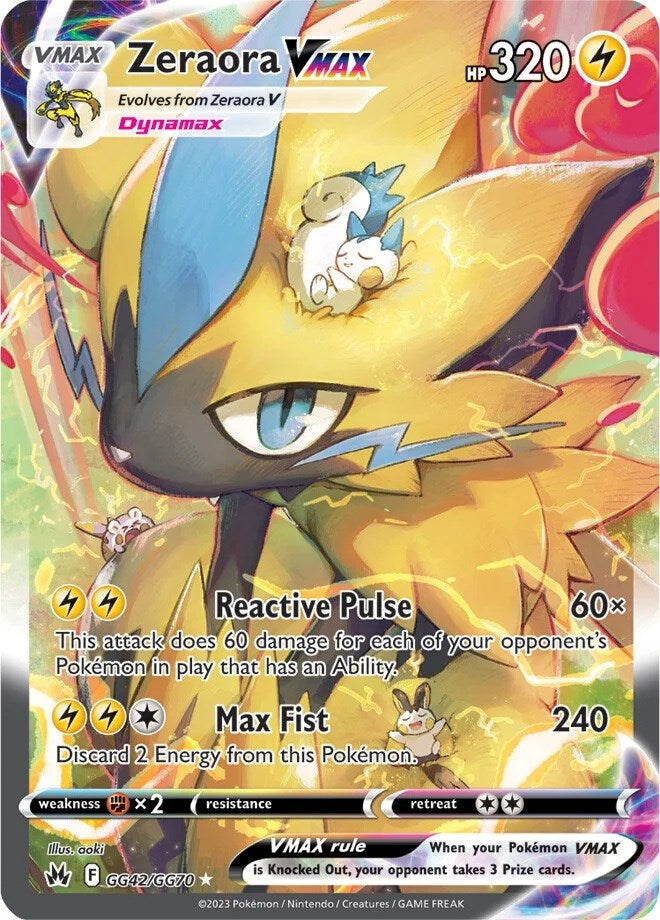 Zeraora VMAX (GG42/GG70) [Sword & Shield: Crown Zenith] | Gamers Paradise