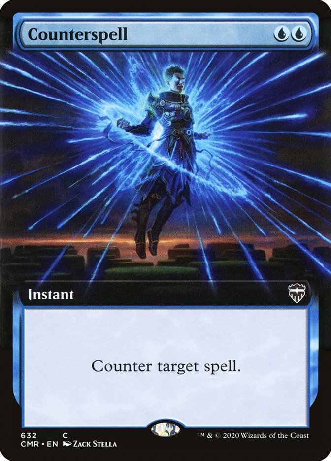 Counterspell (Extended Art) [Commander Legends] | Gamers Paradise
