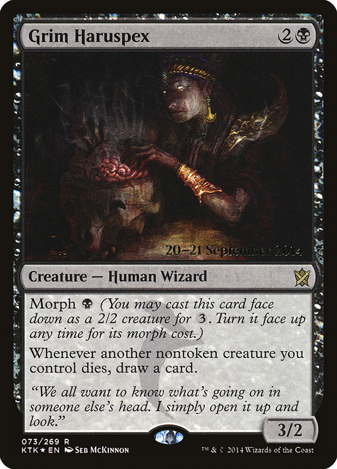 Grim Haruspex [Khans of Tarkir Prerelease Promos] | Gamers Paradise