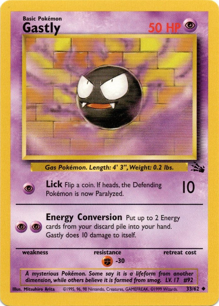 Gastly (33/62) [Fossil Unlimited] | Gamers Paradise