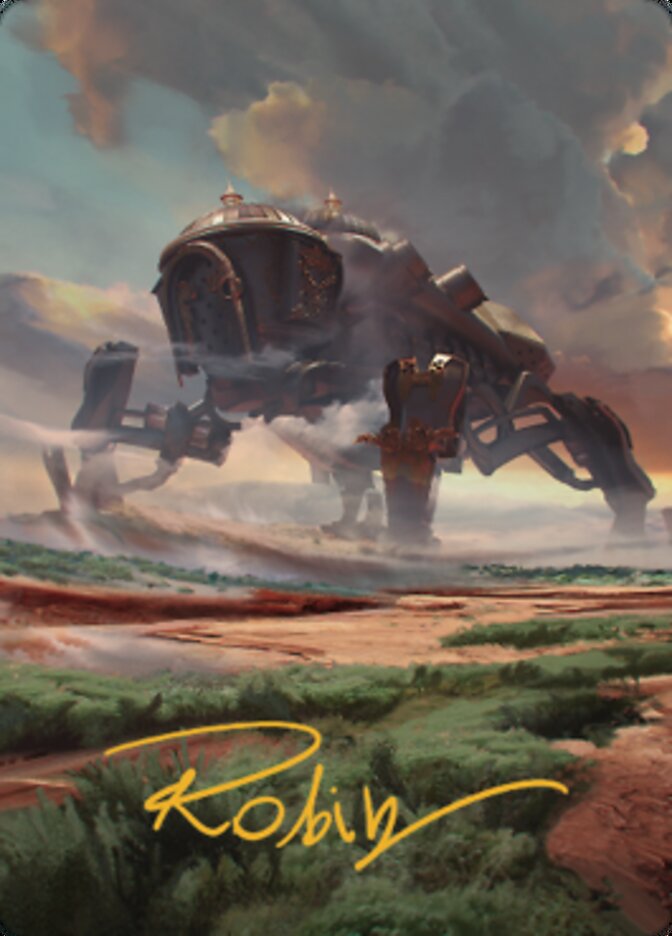 Plains (2) Art Card (Gold-Stamped Signature) [The Brothers' War Art Series] | Gamers Paradise