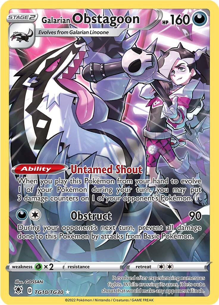 Galarian Obstagoon (TG10/TG30) [Sword & Shield: Astral Radiance] | Gamers Paradise