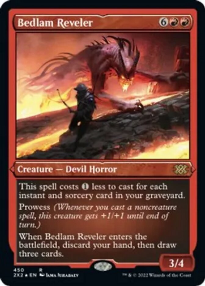 Bedlam Reveler (Foil Etched) [Double Masters 2022] | Gamers Paradise