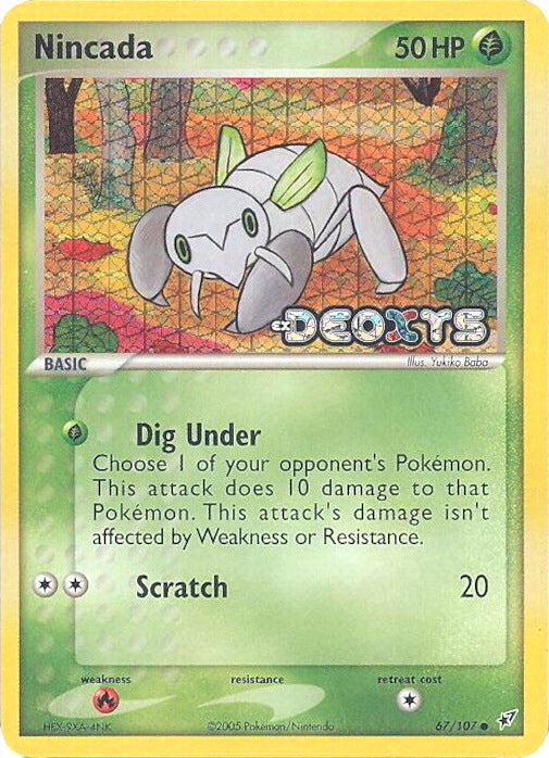 Nincada (67/107) (Stamped) [EX: Deoxys] | Gamers Paradise