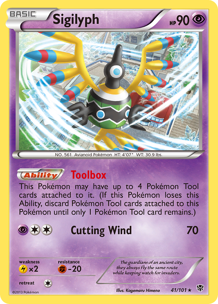 Sigilyph (41/101) [Black & White: Plasma Blast] | Gamers Paradise