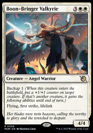 Boon-Bringer Valkyrie (Promo Pack) [March of the Machine Promos] | Gamers Paradise
