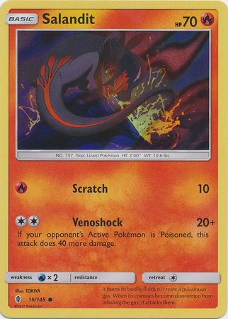 Salandit (15/145) (Collection Promo) [Sun & Moon: Guardians Rising] | Gamers Paradise