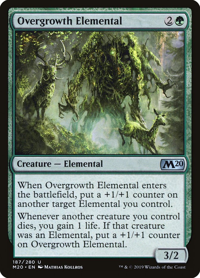 Overgrowth Elemental [Core Set 2020] | Gamers Paradise