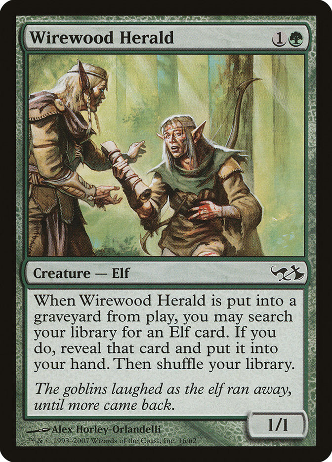 Wirewood Herald [Duel Decks: Elves vs. Goblins] | Gamers Paradise