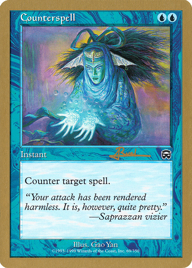 Counterspell (Antoine Ruel) (MMQ) [World Championship Decks 2001] | Gamers Paradise