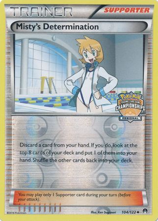 Misty's Determination (104/122) (Regional Championship Promo) [XY: BREAKpoint] | Gamers Paradise