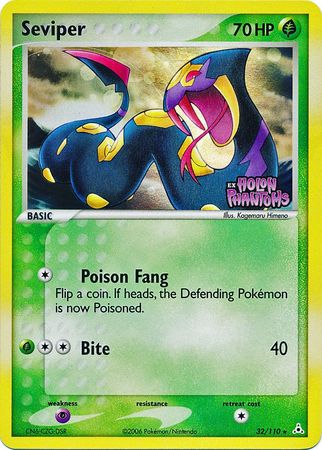 Seviper (32/110) (Stamped) [EX: Holon Phantoms] | Gamers Paradise