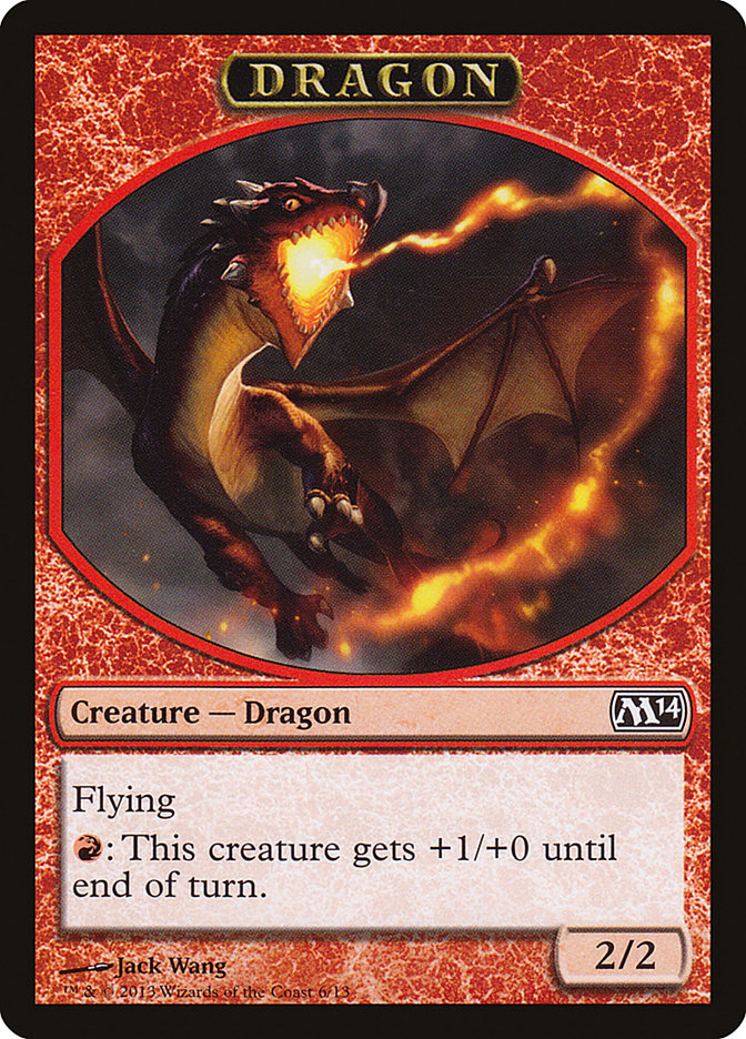 Dragon Token [Magic 2014 Tokens] | Gamers Paradise
