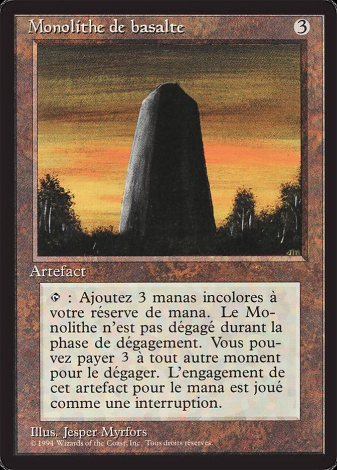 Basalt Monolith [Foreign Black Border] | Gamers Paradise