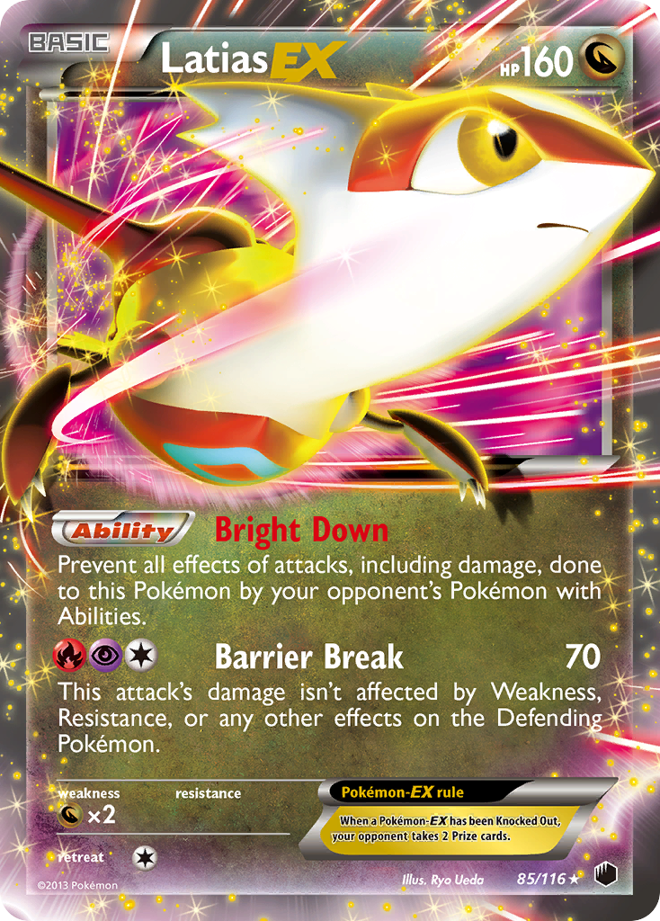 Latias EX (85/116) [Black & White: Plasma Freeze] | Gamers Paradise