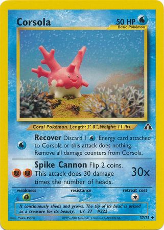 Corsola (37/75) [Neo Discovery Unlimited] | Gamers Paradise