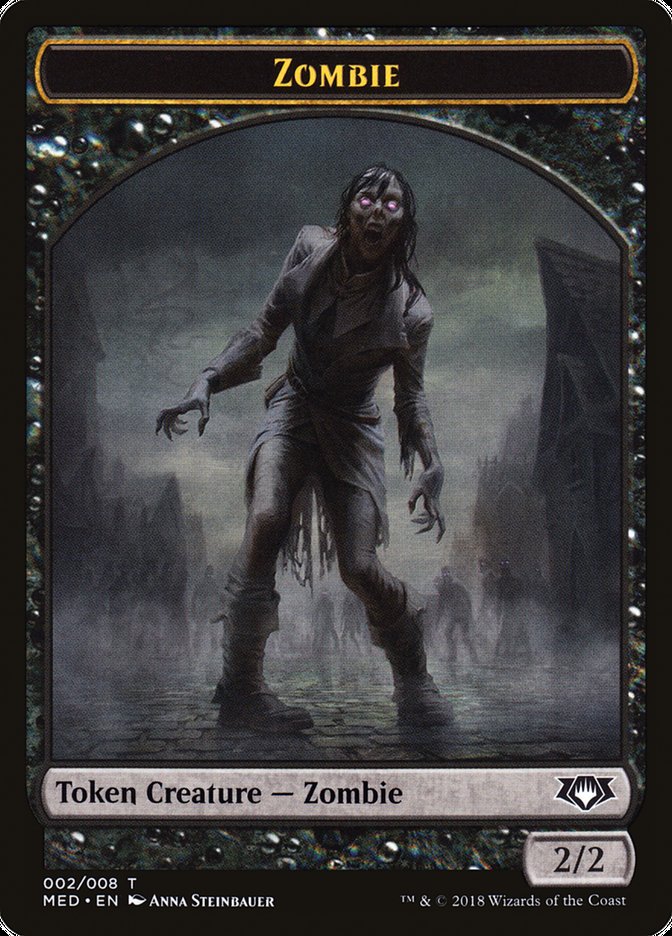 Zombie Token [Mythic Edition Tokens] | Gamers Paradise