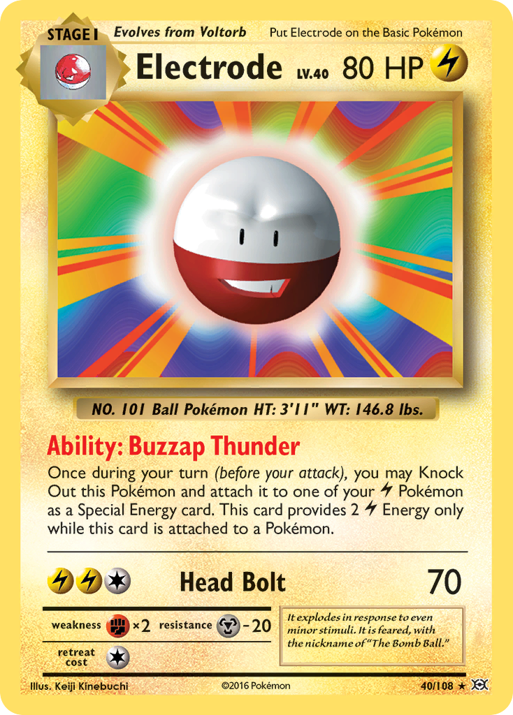 Electrode (40/108) [XY: Evolutions] | Gamers Paradise