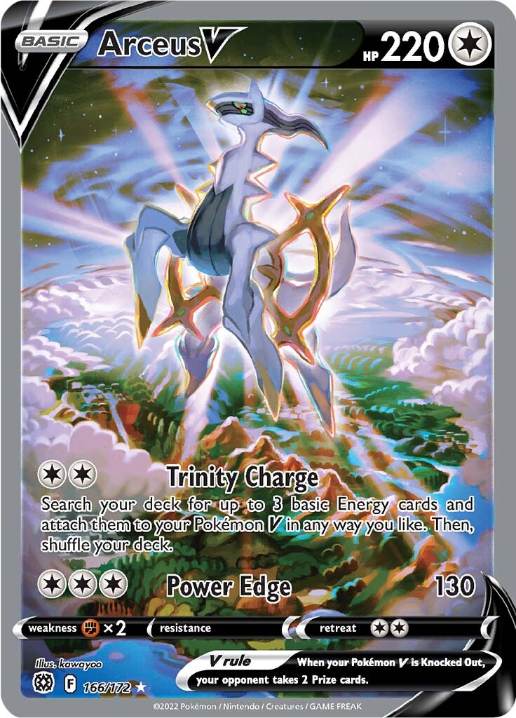 Arceus V (166/172) [Sword & Shield: Brilliant Stars] | Gamers Paradise