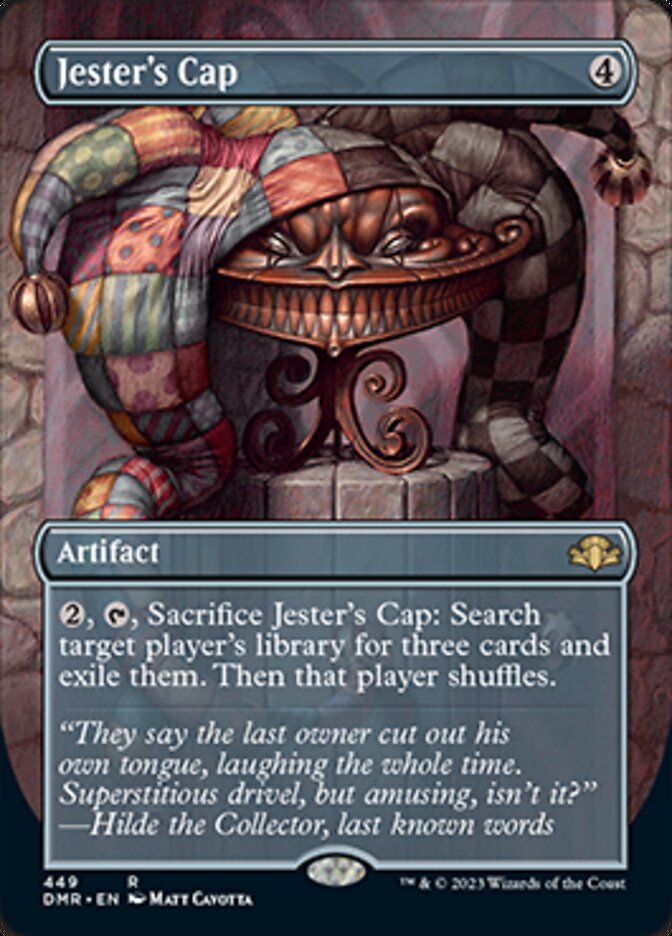 Jester's Cap (Borderless Alternate Art) [Dominaria Remastered] | Gamers Paradise