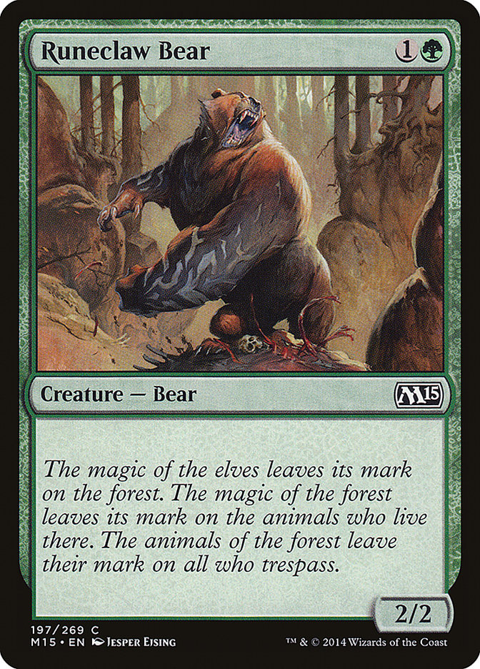 Runeclaw Bear [Magic 2015] | Gamers Paradise