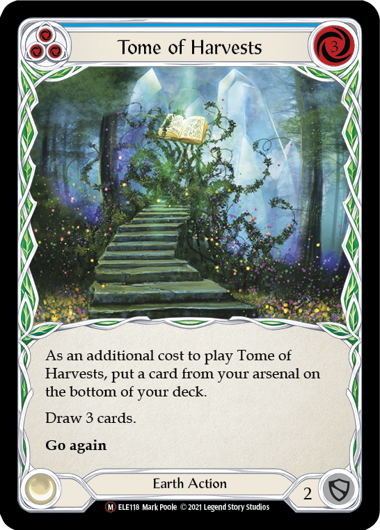 Tome of Harvests [U-ELE118] Unlimited Rainbow Foil | Gamers Paradise